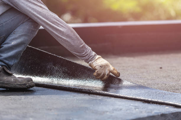 Professional Waterproofing technician working in Millersville, MD